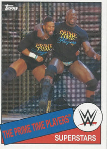 WWE Topps Heritage 2015 Trading Card Prime Time Players No.83