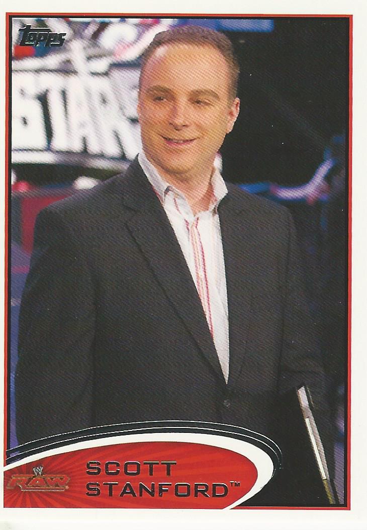 WWE Topps 2012 Trading Card Scott Stanford No.83
