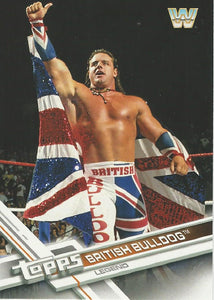 WWE Topps Then Now Forever 2017 Trading Card British Bulldog No.184