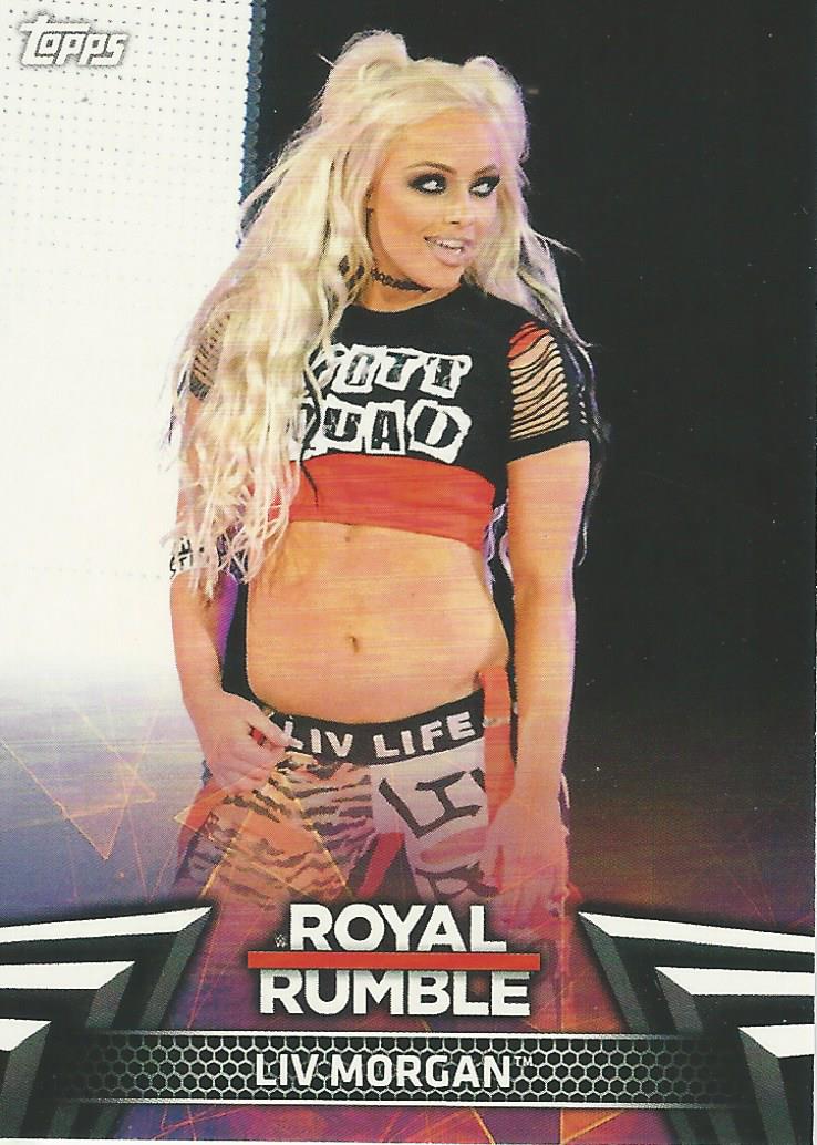 WWE Topps Women Division 2018 Trading Cards Liv Morgan RR-10