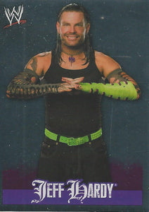 WWE Topps Rivals 2009 Stickers Jeff Hardy Foil No.84