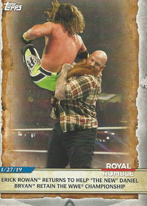 WWE Topps Road to Wrestlemania 2020 Trading Cards Erick Rowan No.84
