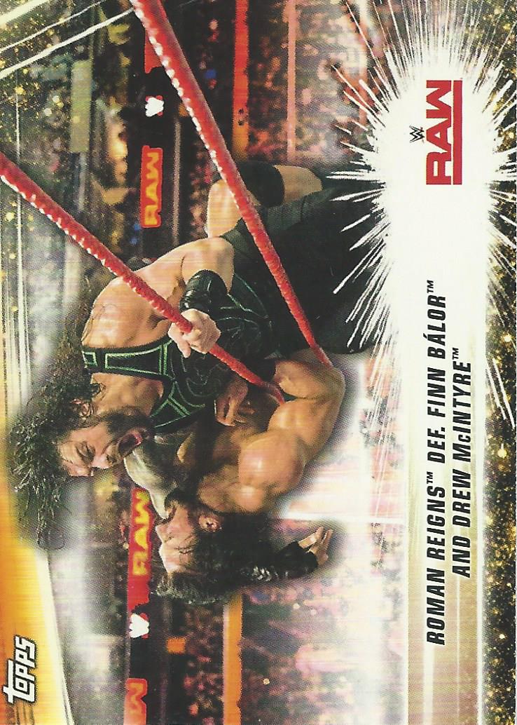 WWE Topps Summerslam 2019 Trading Card Roman Reigns No.84