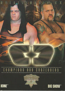 WWE Fleer Wrestlemania XX Trading Card 2004 Kane vs Big Show CC 5 of 17