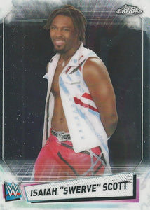 WWE Topps Chrome 2021 Trading Cards Isaiah "Swerve" Scott No.84