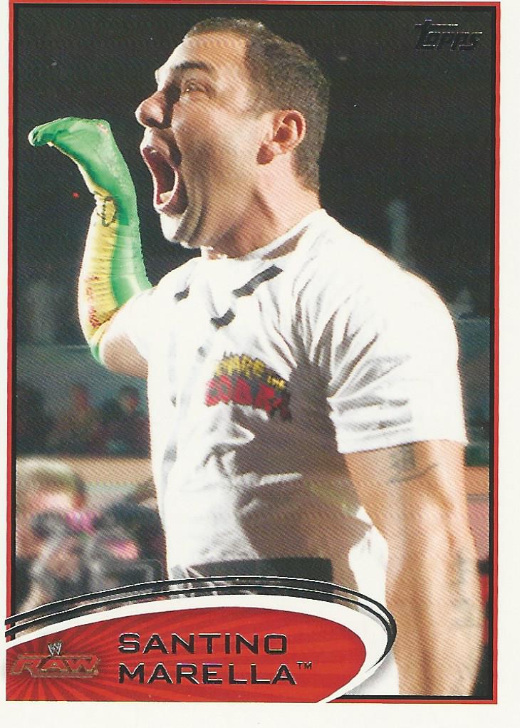 WWE Topps 2012 Trading Card Santino Marella No.85
