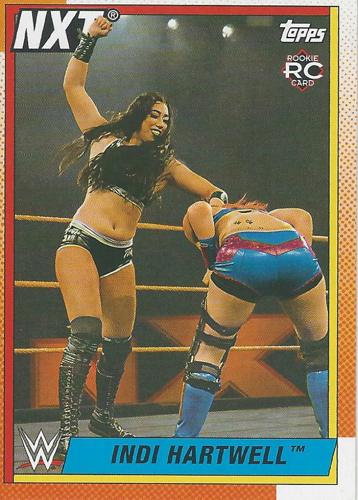 WWE Topps Heritage 2021 Trading Card Indi Hartwell No.85