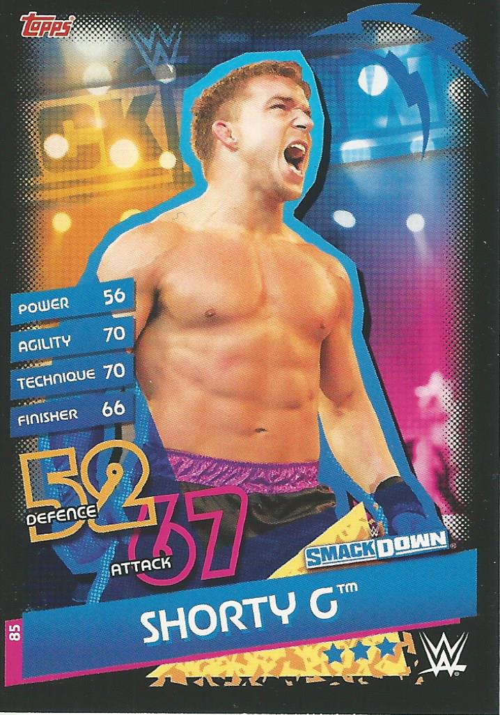 WWE Topps Slam Attax Reloaded 2020 Trading Card Shorty G No.85