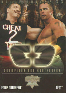 WWE Fleer Wrestlemania XX Trading Card 2004 Test vs Eddie Guerrero CC 6 of 17