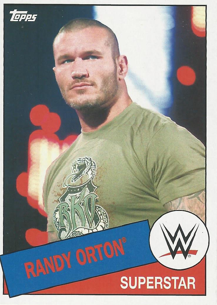 WWE Topps Heritage 2015 Trading Card Randy Orton No.85