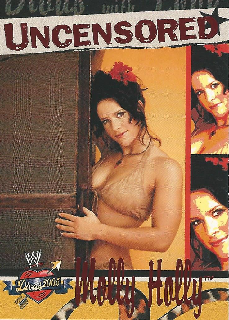 WWE Fleer Divas 2005 Trading Card Molly Holly DU 8 of 13