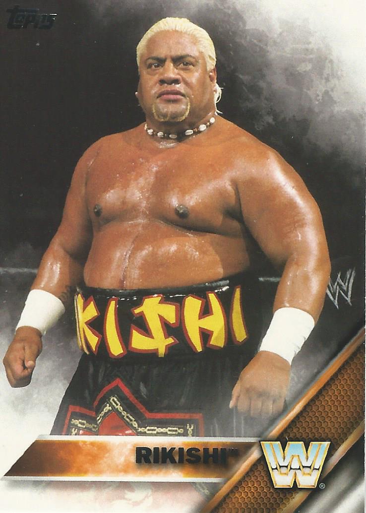 WWE Topps 2016 Trading Cards Rikishi No.85