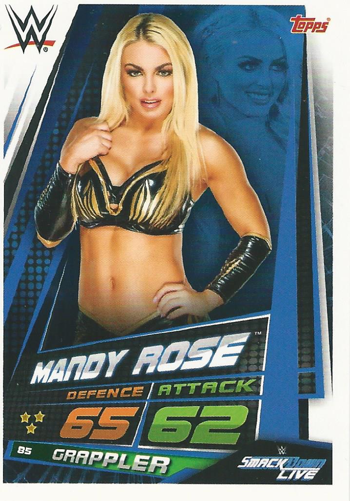 WWE Topps Slam Attax Universe 2019 Trading Card Mandy Rose No.85