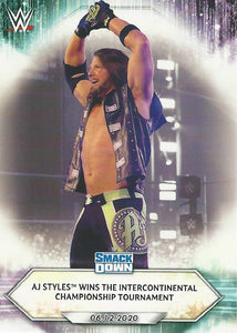 WWE Topps 2021 Trading Cards AJ Styles No.85