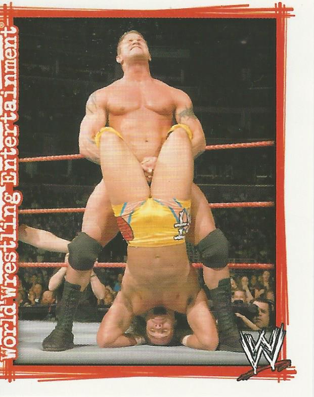 WWE Topps Superstars Uncovered 2007 Sticker Collection Randy Orton No.85