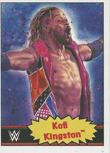 WWE Topps Living Set Trading Cards 2021 Kofi Kingston No.85