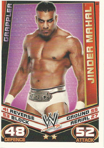 WWE Topps Slam Attax Rebellion 2012 Trading Card Jinder Mahal No.85