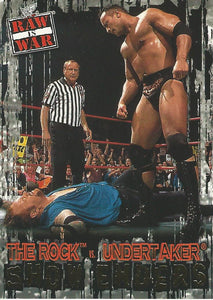 WWF Fleer Raw 2001 Trading Cards The Rock No.85