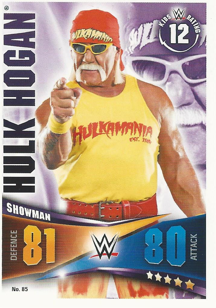 WWE Topps Slam Attax Rivals 2014 Trading Card Hulk Hogan No.85