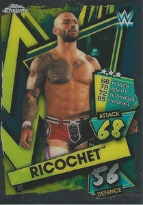 WWE Topps Slam Attax Chrome 2021 Trading Cards Ricochet No.85