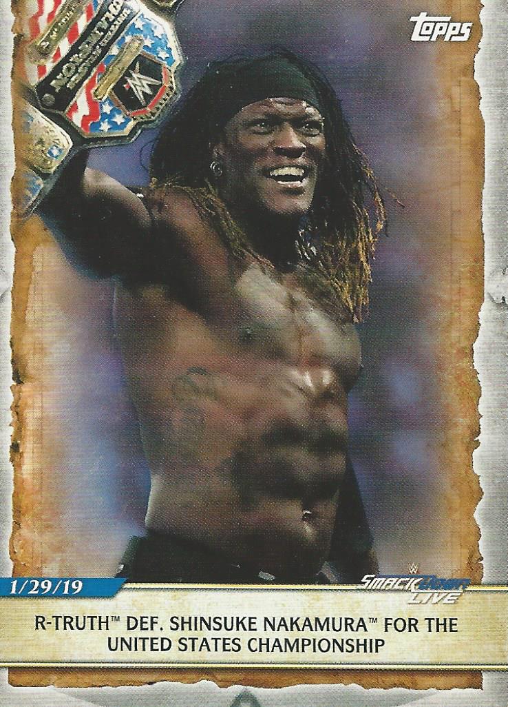 WWE Topps Road to Wrestlemania 2020 Trading Cards R-Truth No.85