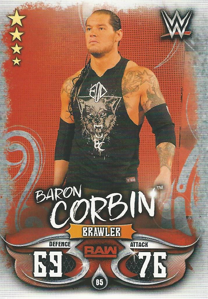 WWE Topps Slam Attax Live 2018 Trading Card Baron Corbin No.85