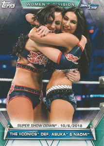 WWE Topps Women Division 2019 Trading Card Peyton Royce and Billie Kay No.85