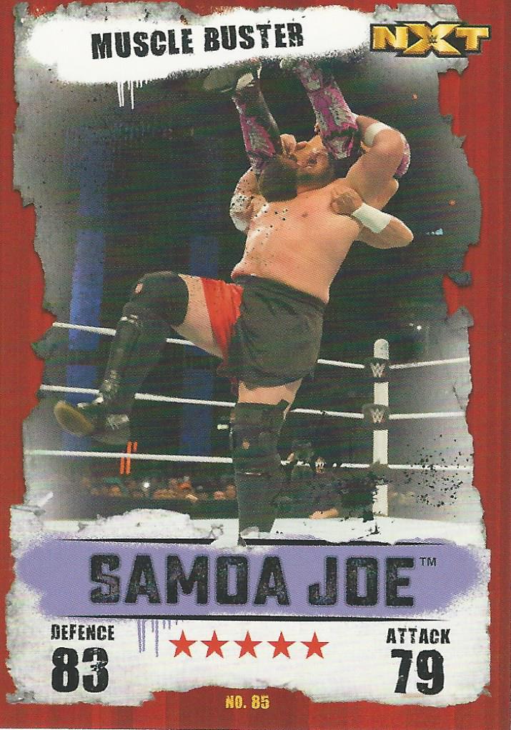 WWE Topps Slam Attax Takeover 2016 Trading Card Samoa Joe No.85