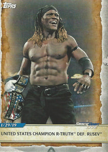 WWE Topps Road to Wrestlemania 2020 Trading Cards R-Truth No.86