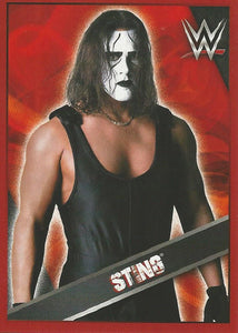 WWE Topps Then Now Forever 2016 Stickers Sting No.86