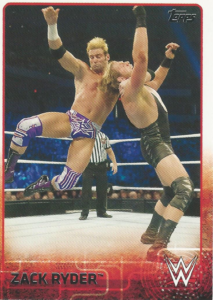 WWE Topps 2015 Trading Card Zack Ryder No.86