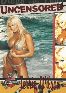 WWE Fleer Divas 2005 Trading Card Torrie Wilson DU 12 of 13