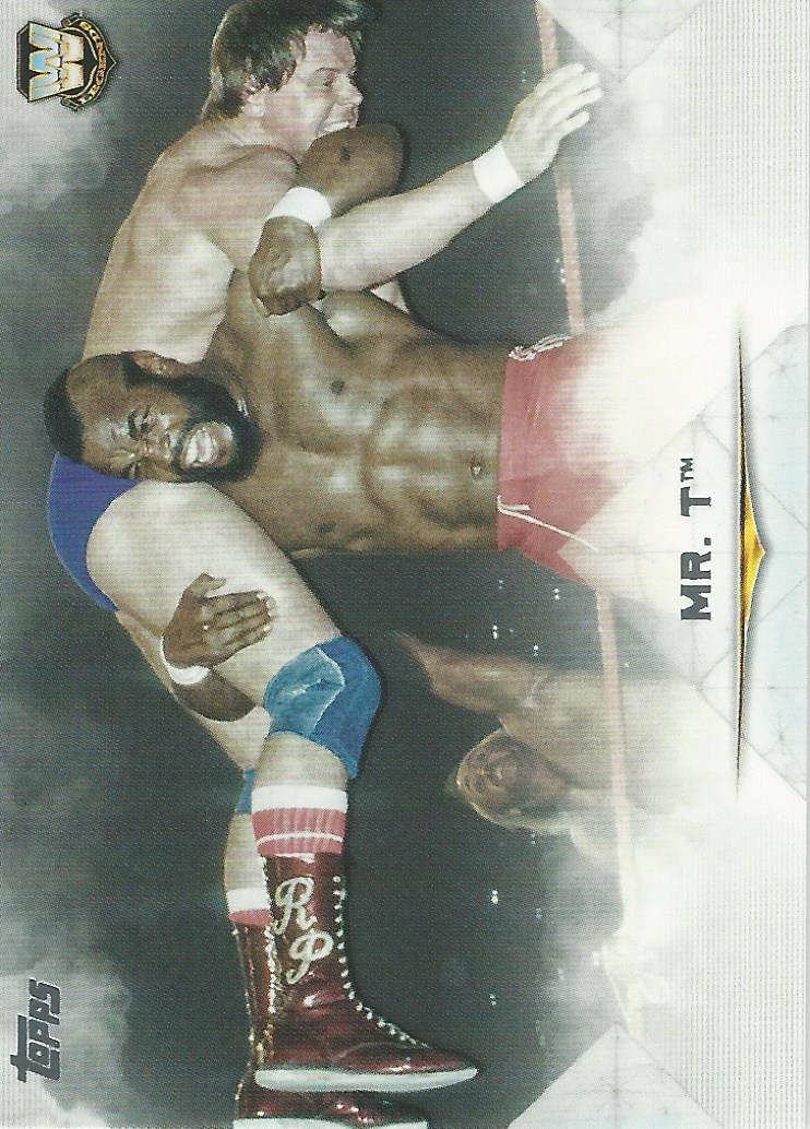 WWE Topps Undisputed 2020 Trading Card Mr T No.86