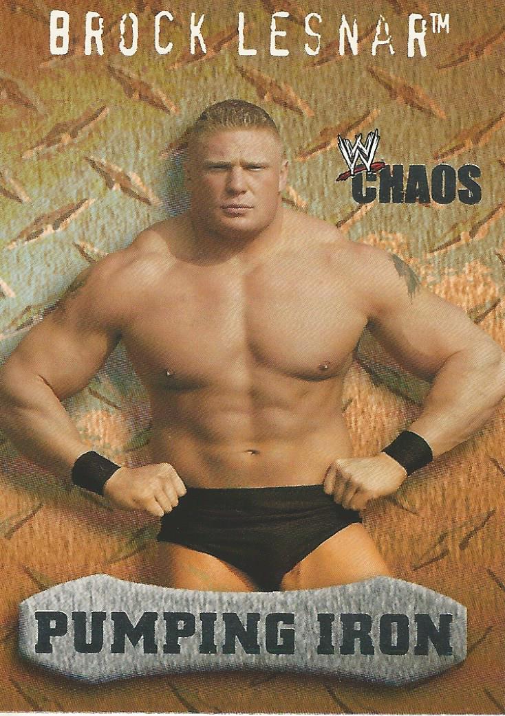 WWE Fleer Chaos Trading Card 2004 Brock Lesnar No.86