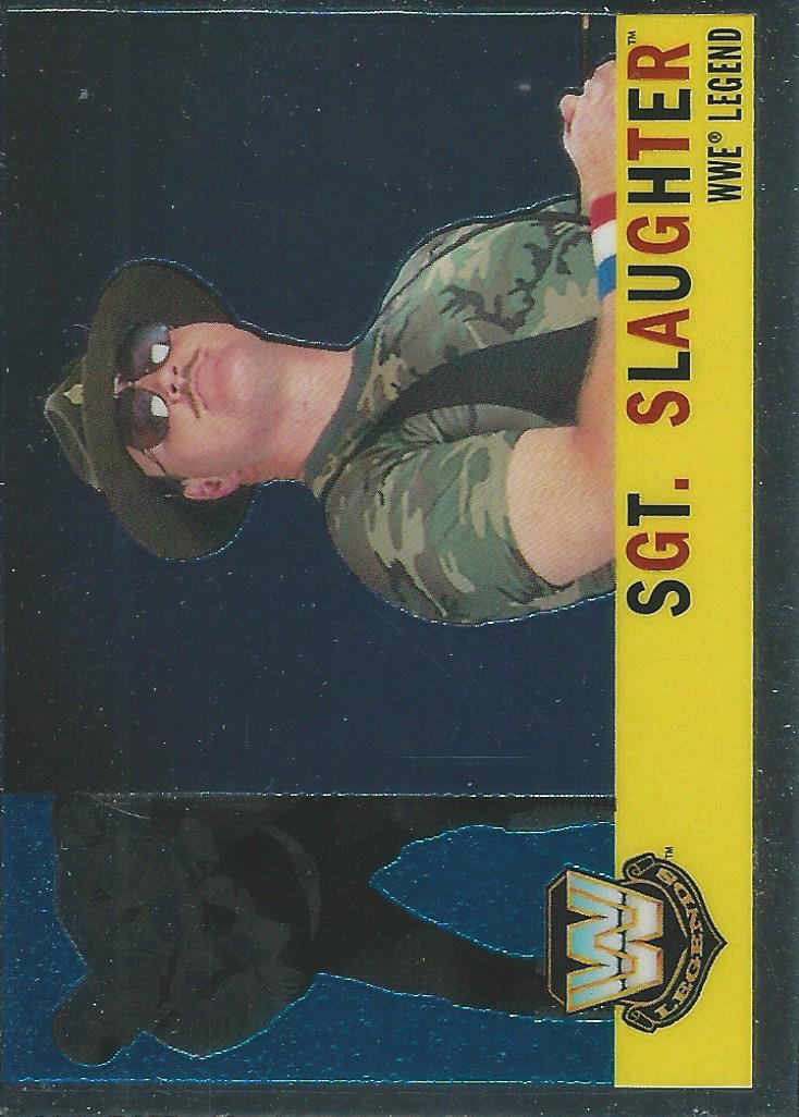 WWE Topps Chrome Heritage Trading Card 2006 Sgt Slaughter No.86