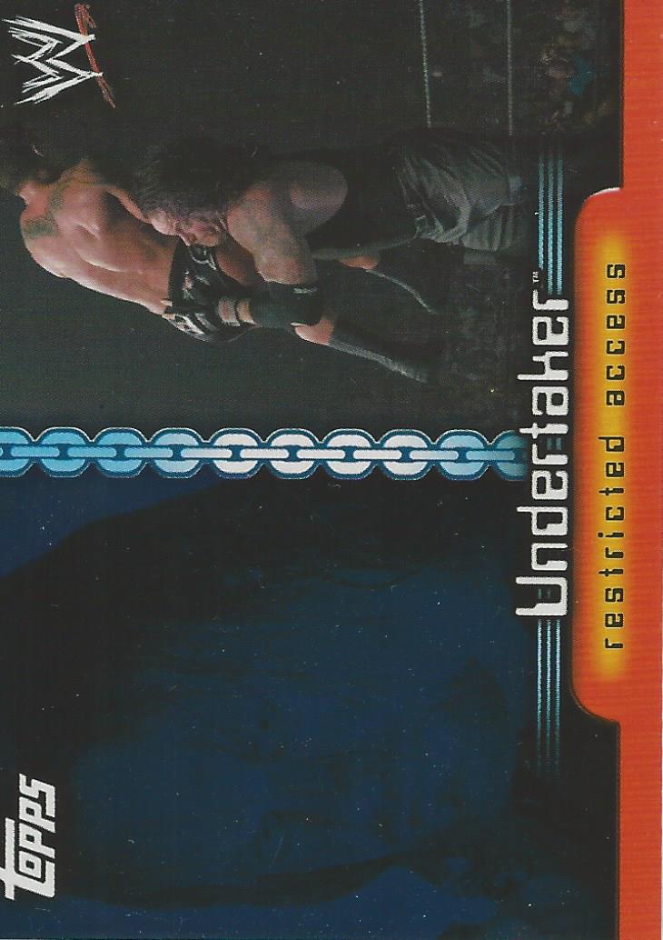 WWE Topps Insider 2006 Trading Card Undertaker C4