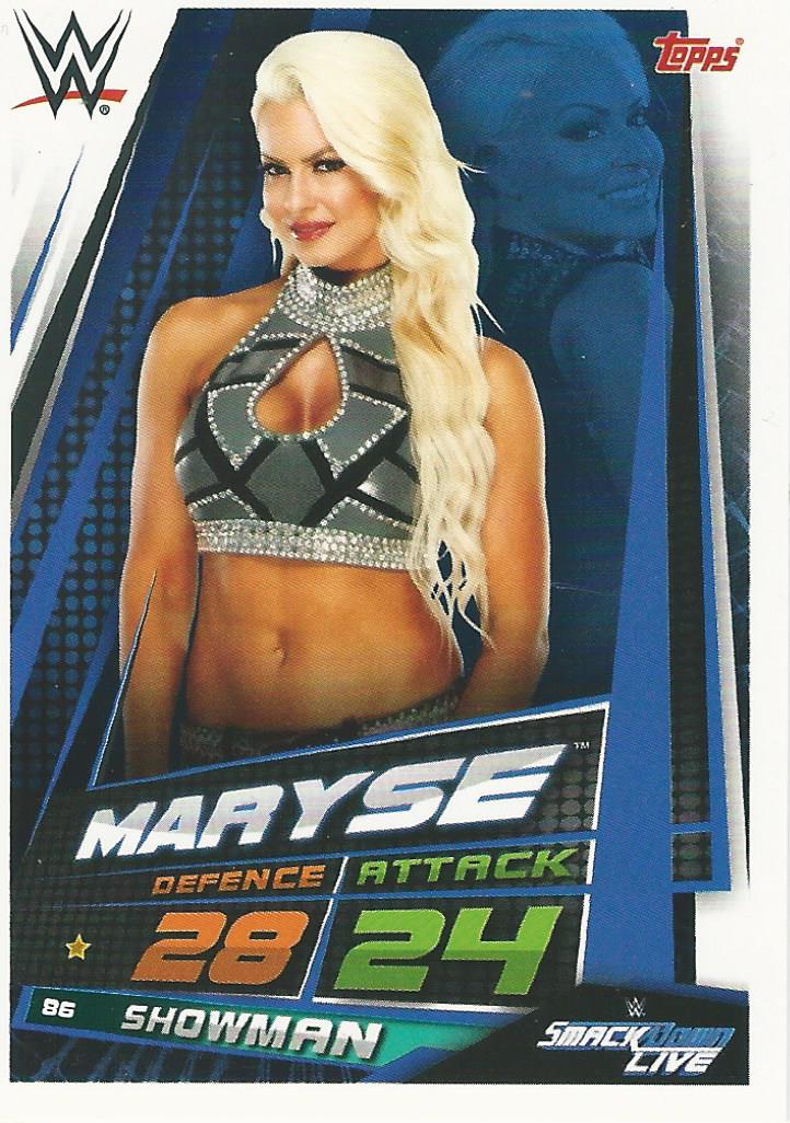 WWE Topps Slam Attax Universe 2019 Trading Card Maryse No.86