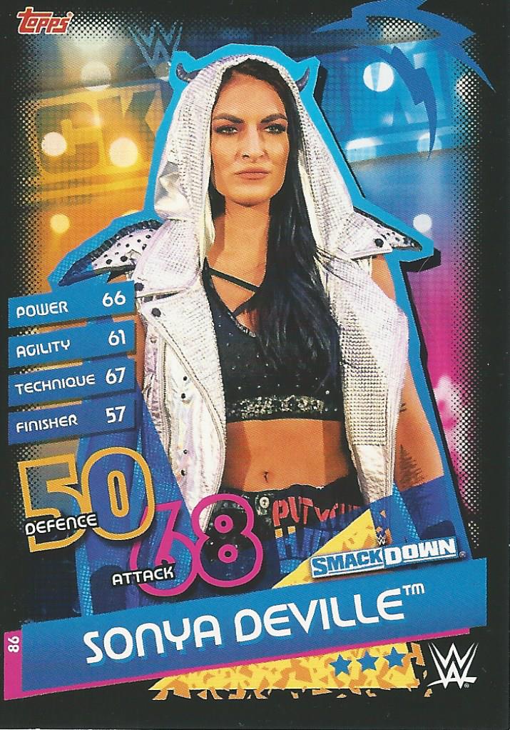 WWE Topps Slam Attax Reloaded 2020 Trading Card Sonya Deville No.86