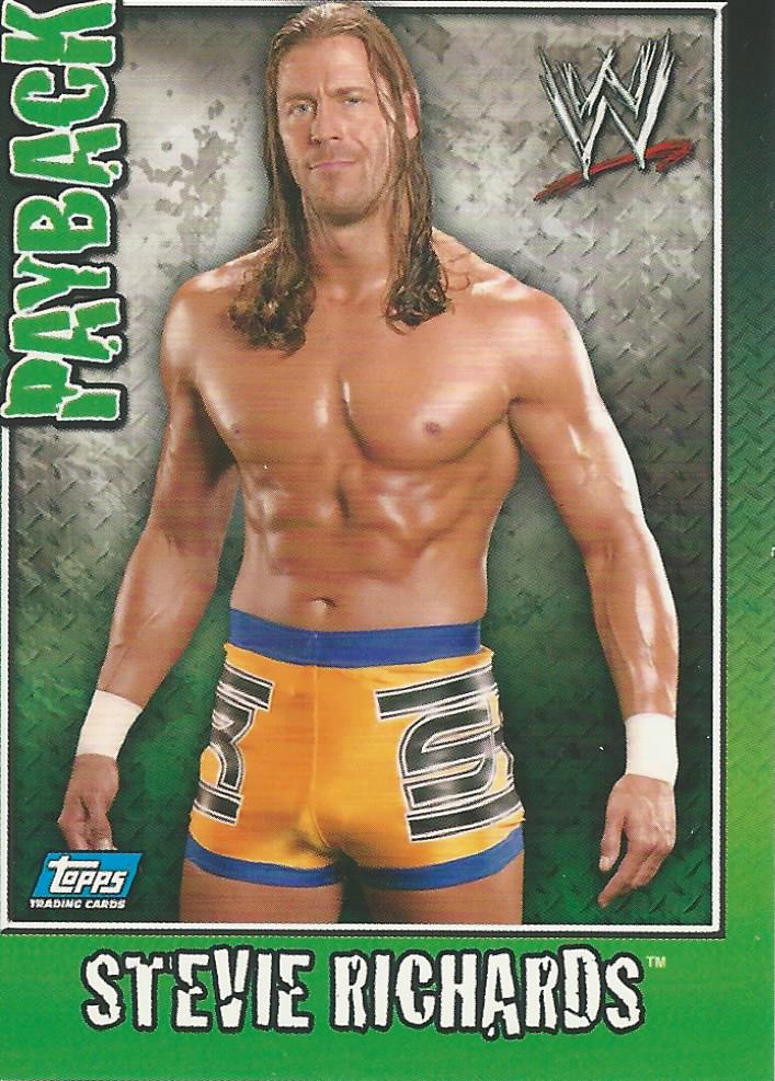 WWE Topps Payback 2006 Trading Card Stevie Richards No.86