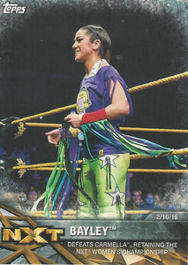 WWE Topps Women Division 2017 Trading Card Bayley NXT-12