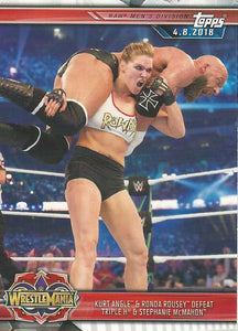 WWE Topps Champions 2019 Trading Cards Ronda Rousey No.36