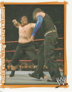 WWE Topps Superstars Uncovered 2007 Sticker Collection Umaga No.87