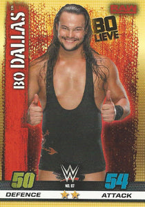 WWE Topps Slam Attax 10th Edition Trading Card 2017 Bo Dallas No.87