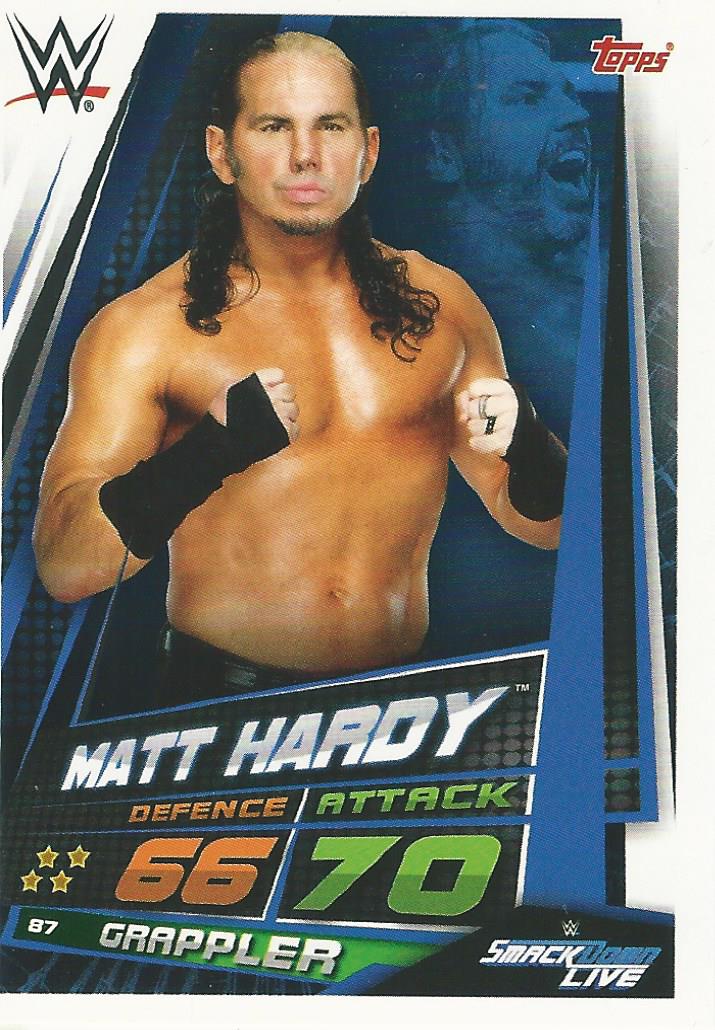 WWE Topps Slam Attax Universe 2019 Trading Card Matt Hardy No.87