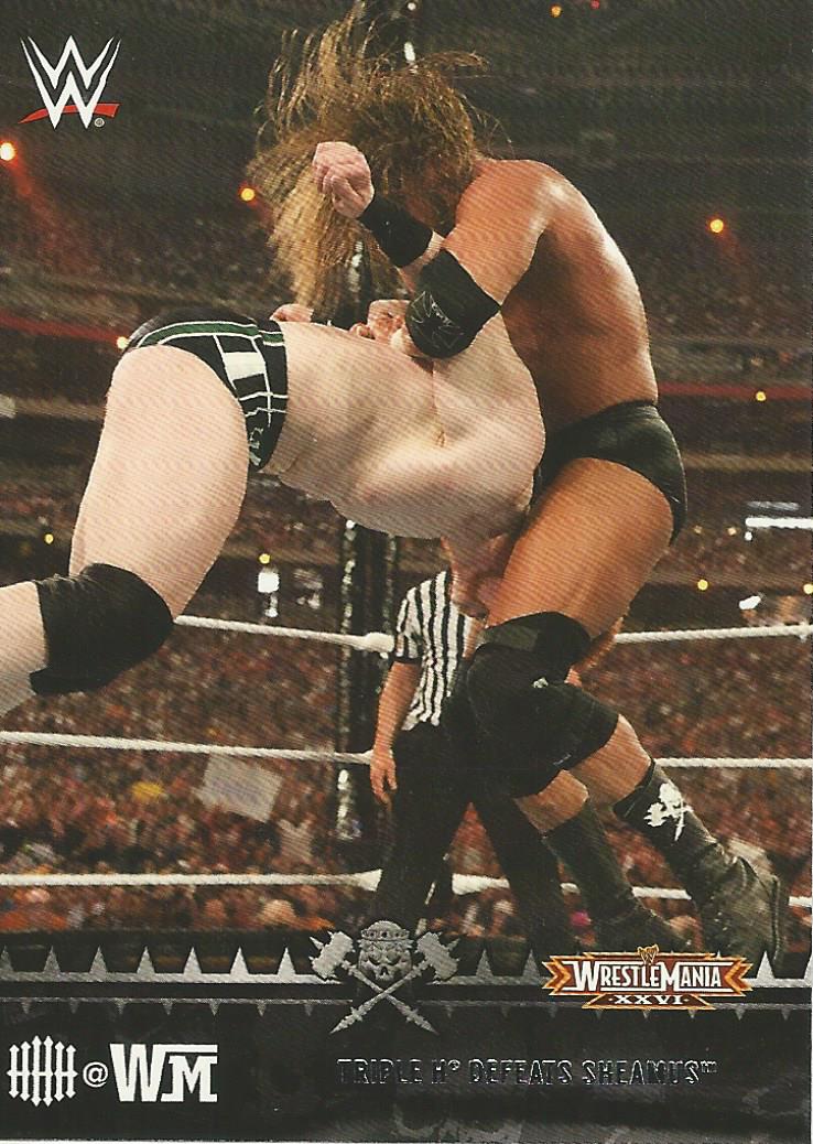 WWE Topps Road to Wrestlemania 2015 Trading Cards Triple H 7 of 10