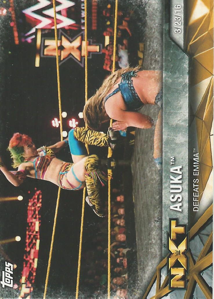 WWE Topps Women Division 2017 Trading Card Asuka NXT-13
