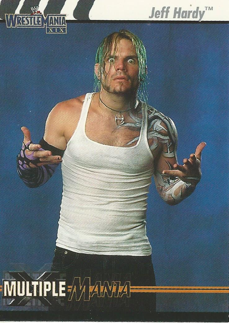 WWE Fleer Wrestlemania XIX Trading Cards 2003 Jeff Hardy No.87