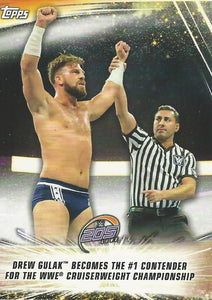 WWE Topps Summerslam 2019 Trading Card Drew Gulak No.87