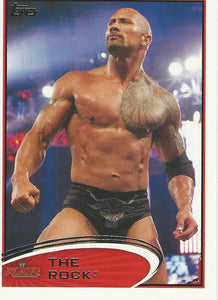 WWE Topps 2012 Trading Card The Rock No.87