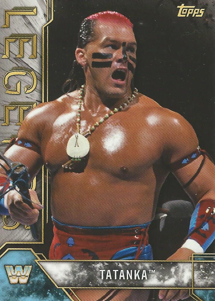 WWE Topps Legends 2017 Trading Card Tatanka No.87